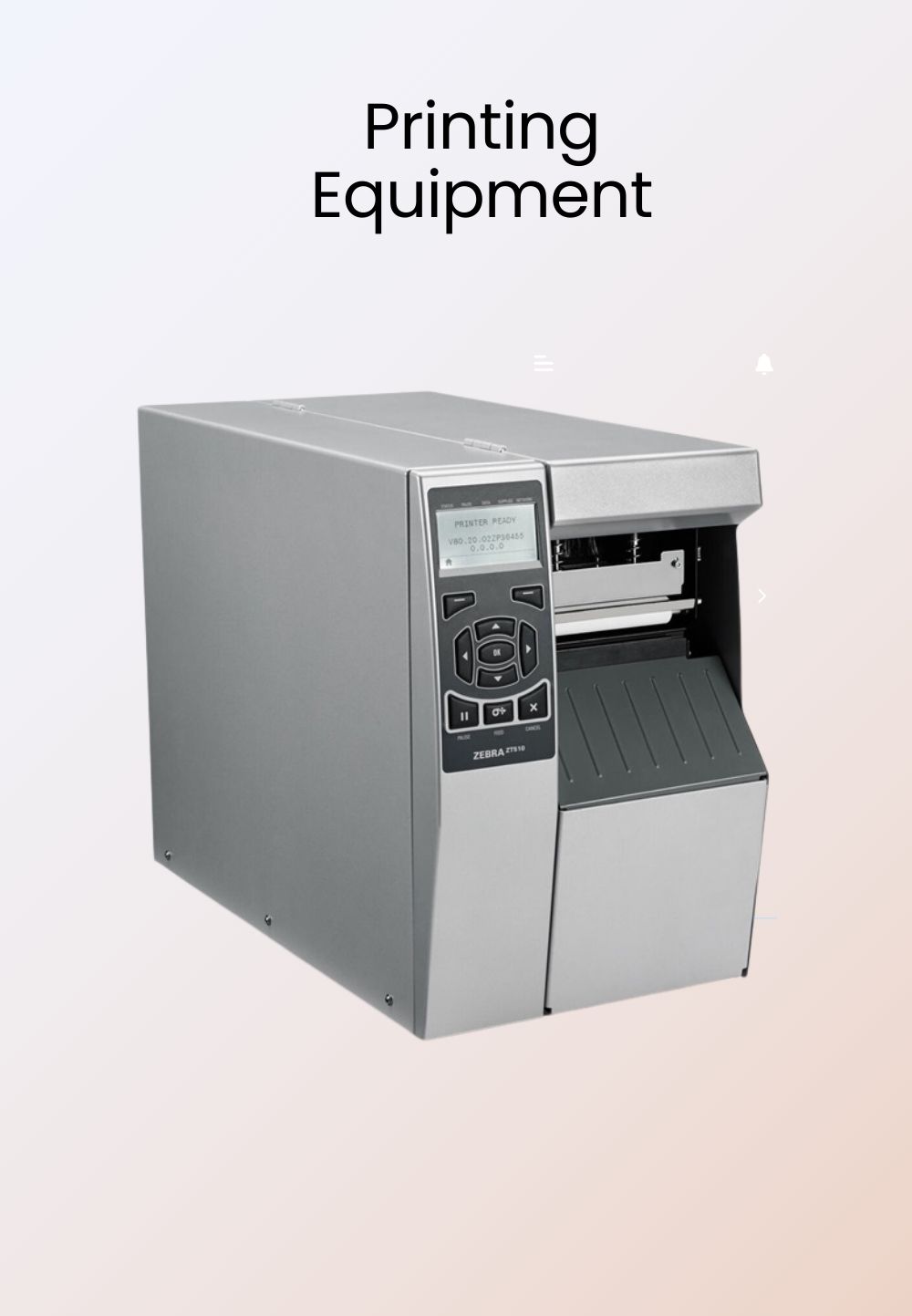Printing equipment